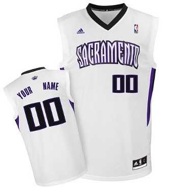 Men & Youth Customized Sacramento Kings White Jersey->customized nba jersey->Custom Jersey